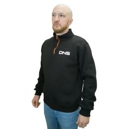 Толстовка без капюшона из футера однотонная