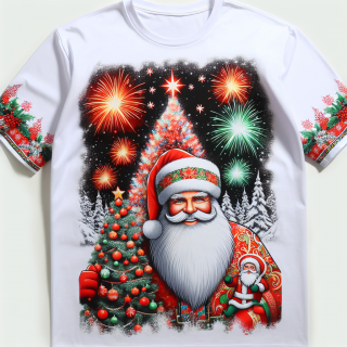 Новый год с корпоративными подарками: футболки, толстовки, шапки и фартуки