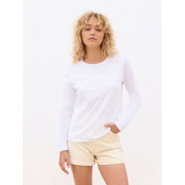 Футболка с длинным рукавом женская Monarch Women, белая