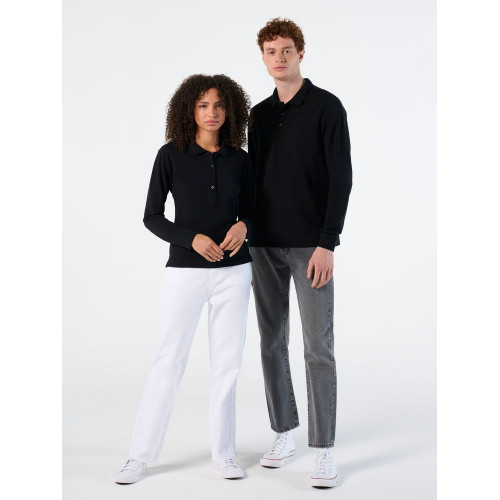 Рубашка поло мужская с длинным рукавом Winter II 210 бежевая