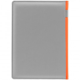 Ежедневник Spain Shall на заказ, недатированный, серый с оранжевым