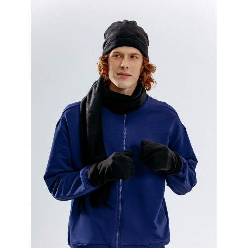 Шапка Fleecy, черная