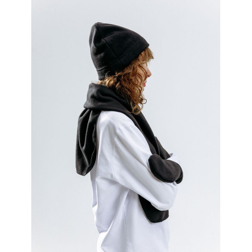 Шапка Fleecy, черная