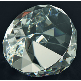 Награда хрустальная 7см футляр в комплекте C008