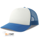 Бейсболка "RAPPER-S" белый, ярко-синий 