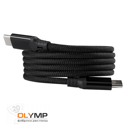 Кабель COIL магнитный для зарядки и передачи данных                                                                                         черный   