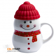 Кружка SNOWMAN с крышкой